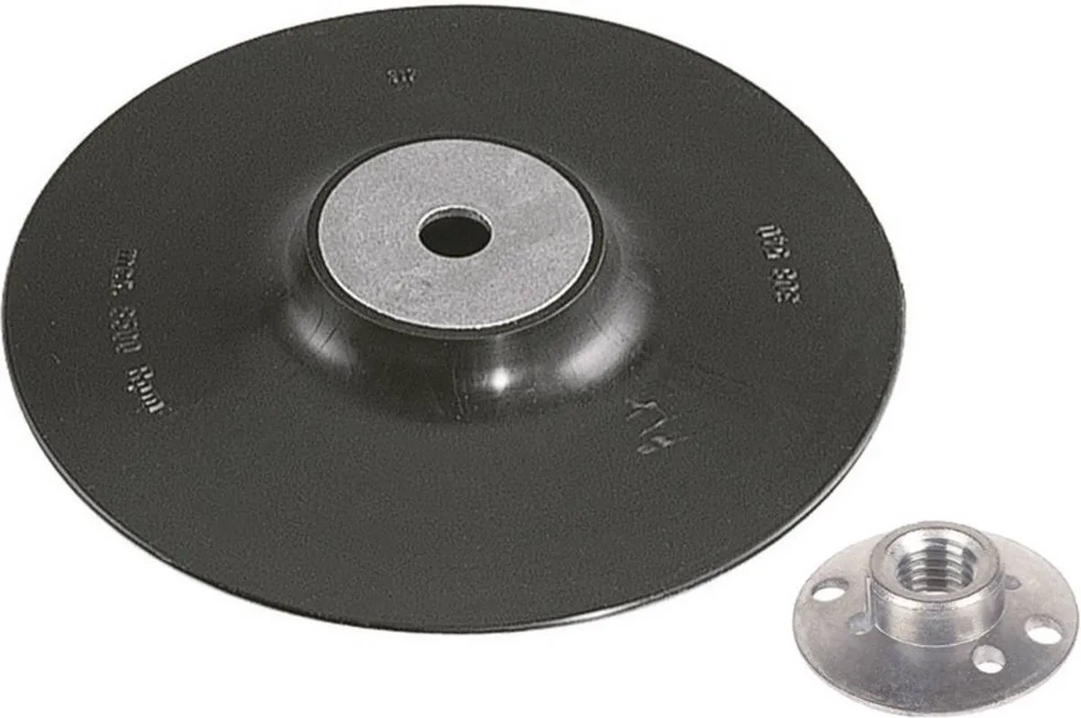 Wolfcraft Steunschijf 125mm Ø voor Haakse Slijper 2454000