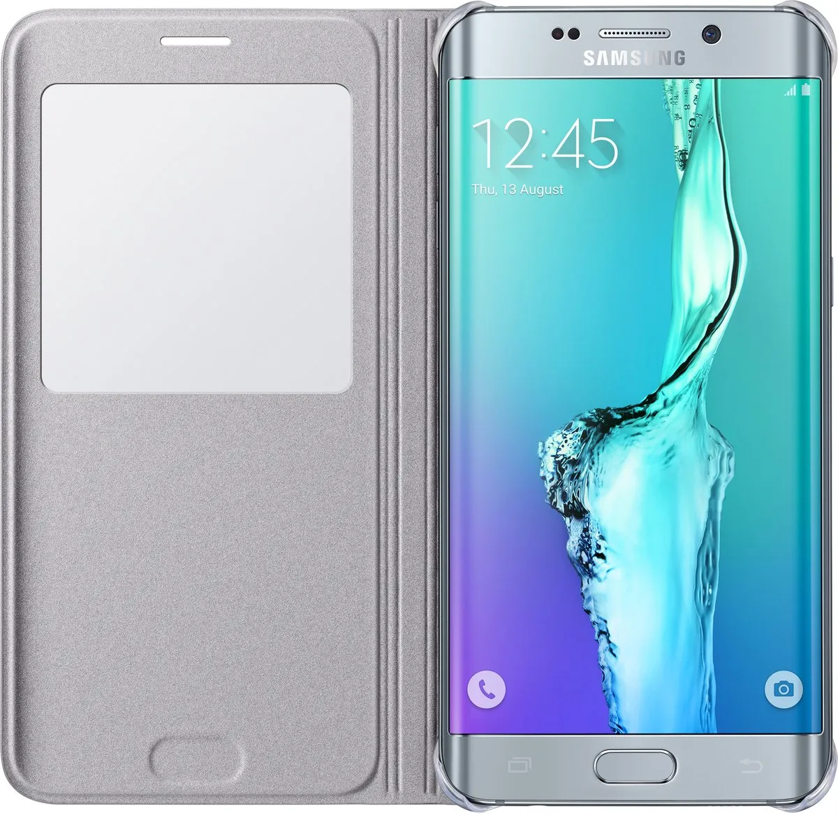 Samsung S View Cover EF-CG928PS - Zilver