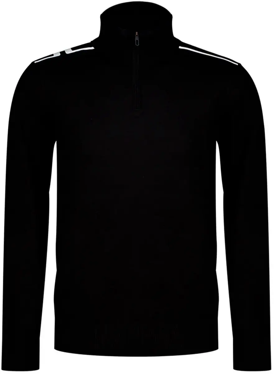 J.lindeberg Mac Knitted Sweatshirt Met Halve Rits Zwart S Man