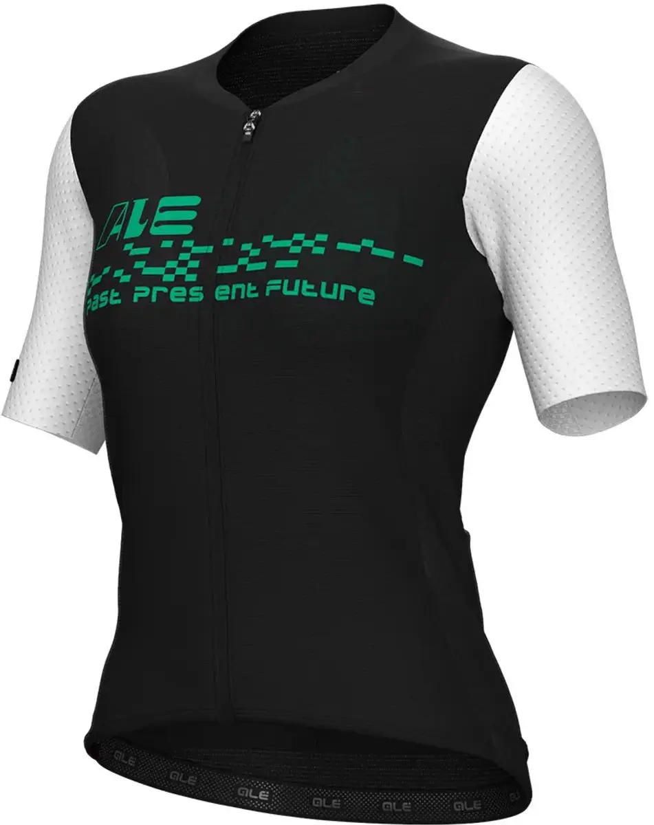 Ale Pr-e Megabyte 2.0 Korte Mouw Wielertrui Zwart XL Vrouw