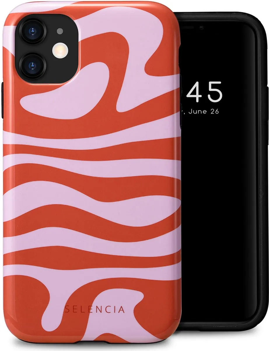 Selencia Hoesje iPhone 11 Dream Swirl Pink