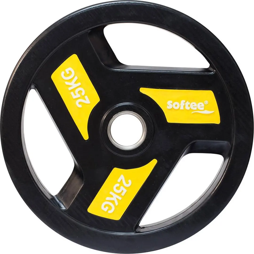 Softee Olympische Schijf 25kg Zwart
