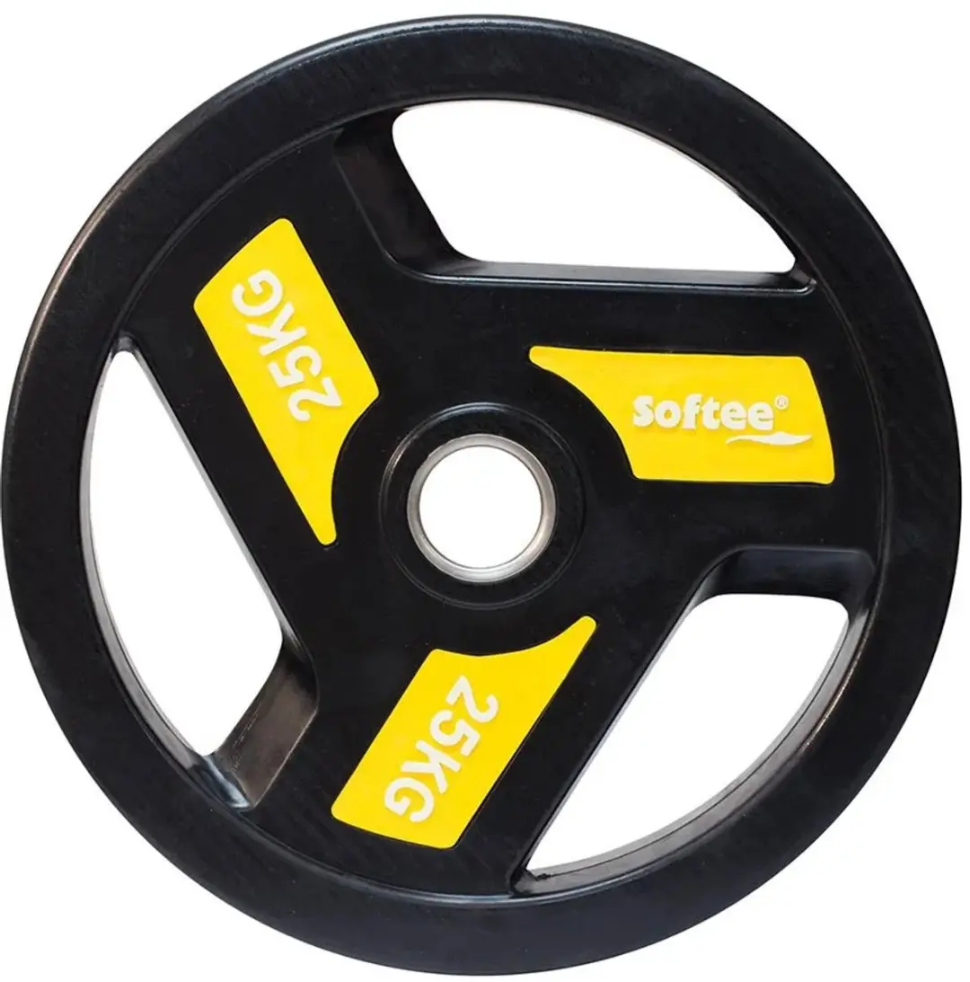 Softee Olympische Schijf 25kg Zwart - afbeelding 2 van 2