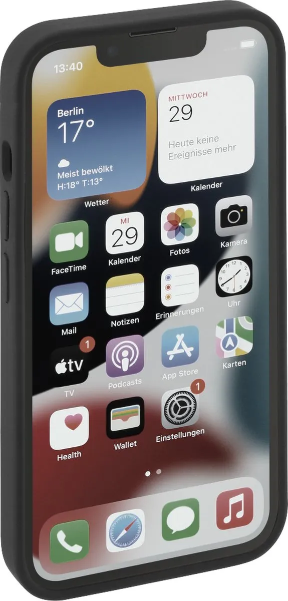 Hama MagCase Finest Feel Pro Hoesje iPhone 14 - MagSafe - Zwart - afbeelding 4 van 6