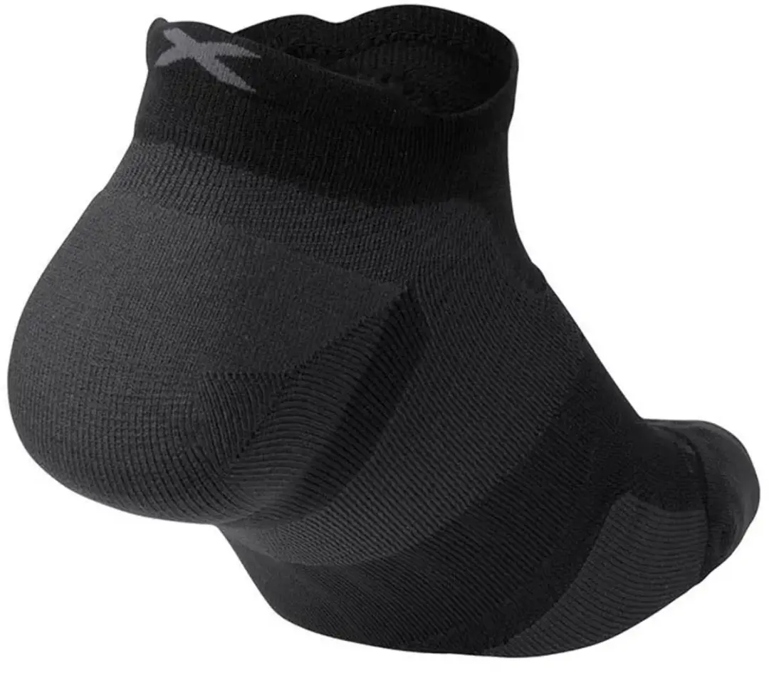 2XU Vectr Cushion Onzichtbare Sokken - Zwart - 46,5/48,5 - afbeelding 2 van 3