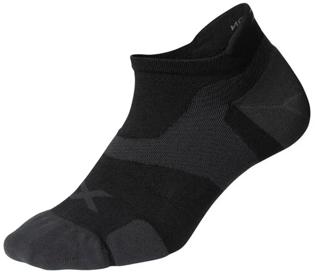 2XU Vectr Cushion Onzichtbare Sokken - Zwart - 46,5/48,5 - afbeelding 3 van 3
