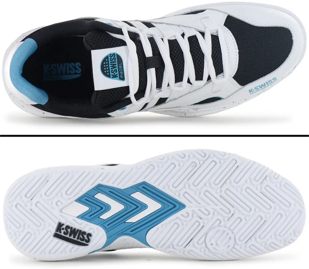 K-Swiss Tura Team padelschoenen - 42 - Wit/Zwart/Blauw - afbeelding 6 van 6