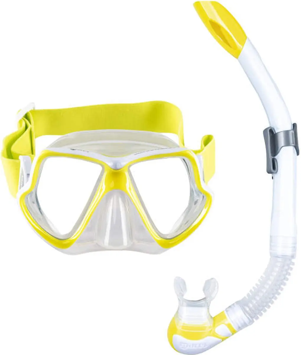 Mares Wahoo Neon Snorkelset Geel - afbeelding 2 van 6