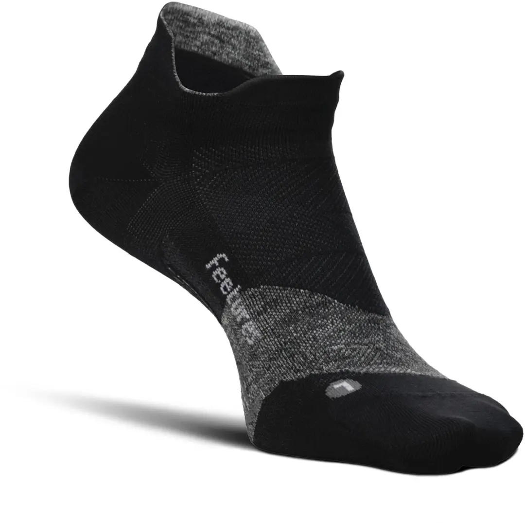Feetures Elite Ultra Light No Show Tab Sokken - Zwart M - afbeelding 5 van 6