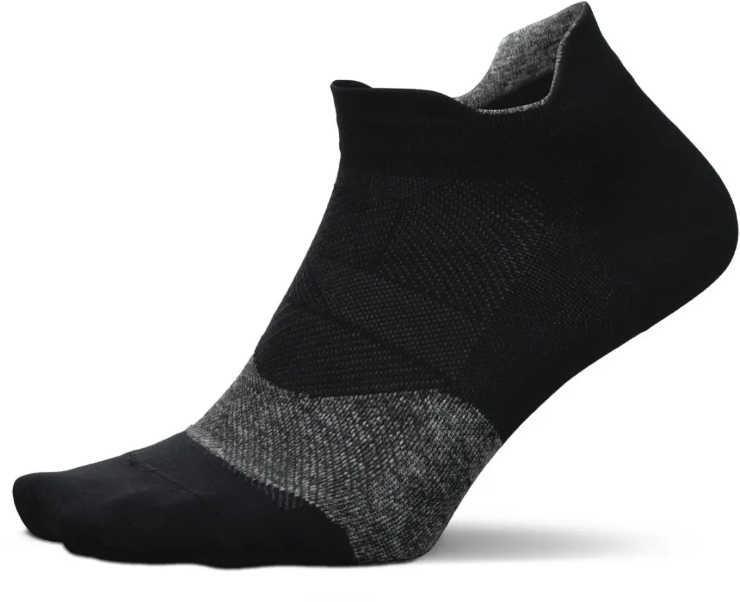 Feetures Elite Ultra Light No Show Tab Sokken - Zwart M - afbeelding 4 van 6
