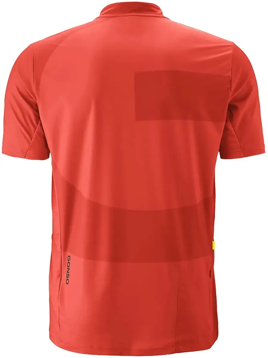 Gonso Adventure Halfzip Korte Mouw Wielertrui Oranje XL Man