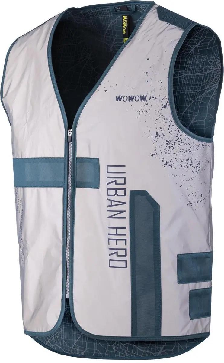 WOWOW Urban Hero Full Reflective Fietsjas met rits
