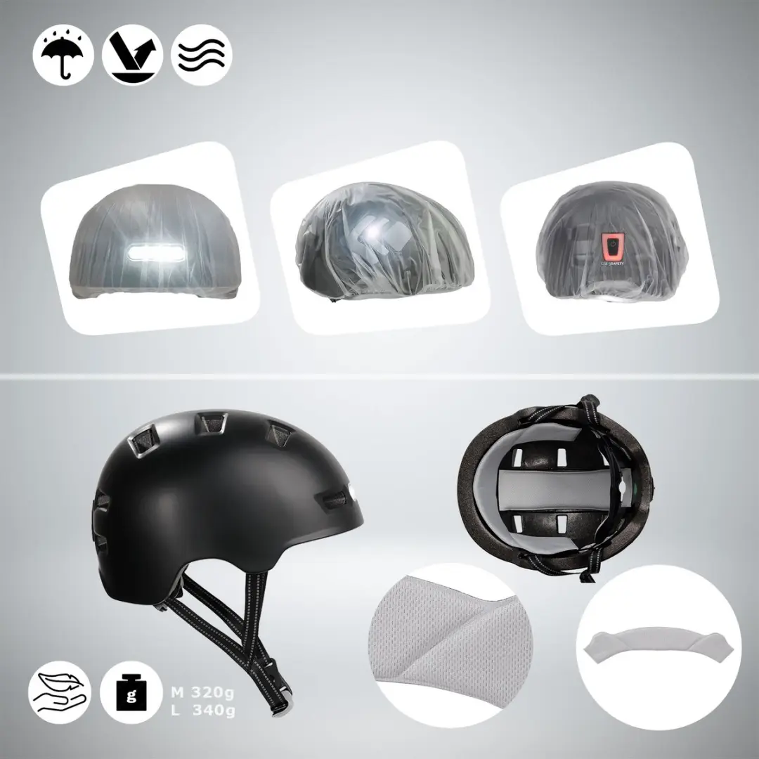 Crazy Safety Vertigo Skaterhelm - Zwart - afbeelding 5 van 6