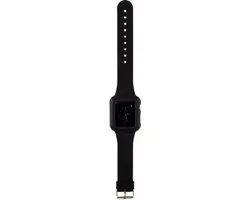 Hama Siliconen Bandje Apple Watch 42mm - Zwart - afbeelding 4 van 5