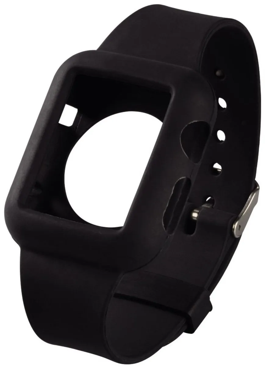 Hama Siliconen Bandje Apple Watch 42mm - Zwart - afbeelding 3 van 5