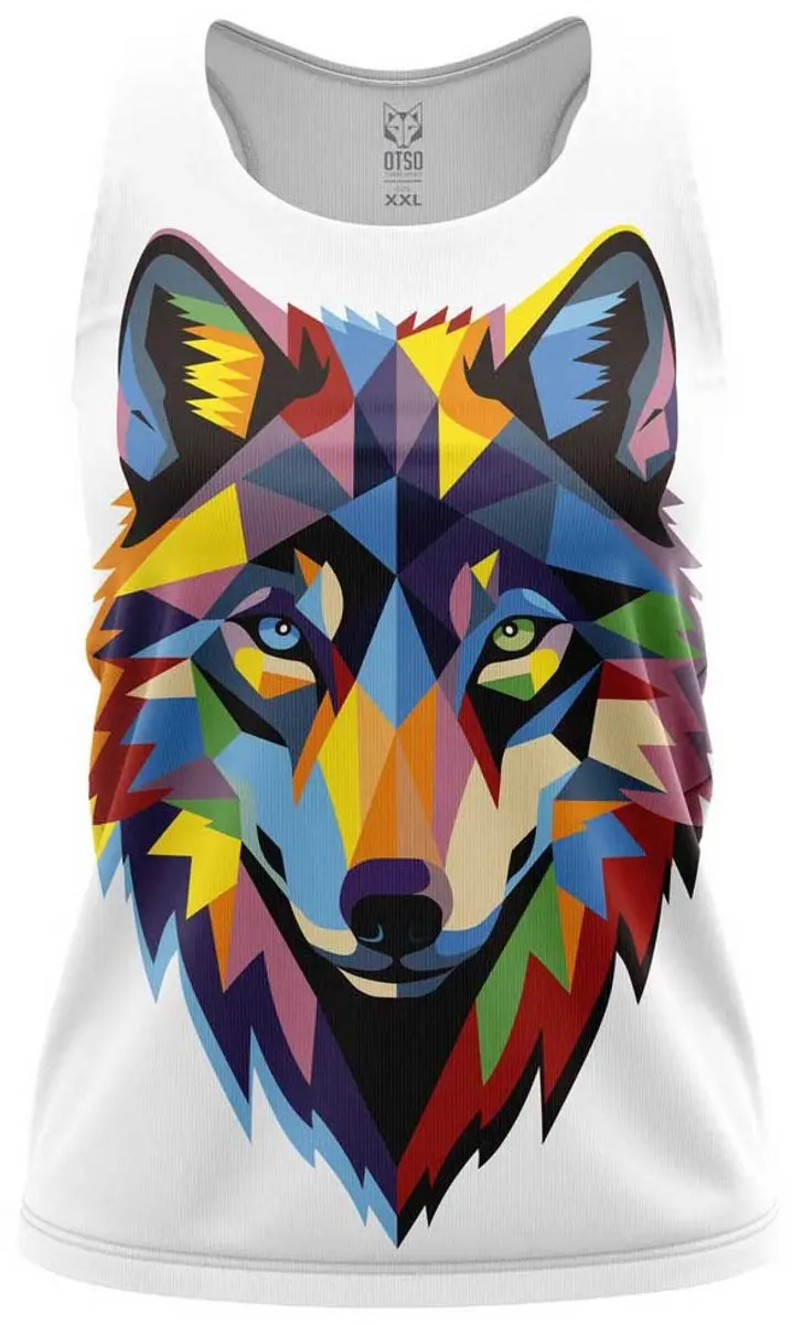 Otso Be A Wolf Mouwloos T-shirt Wit XS Vrouw