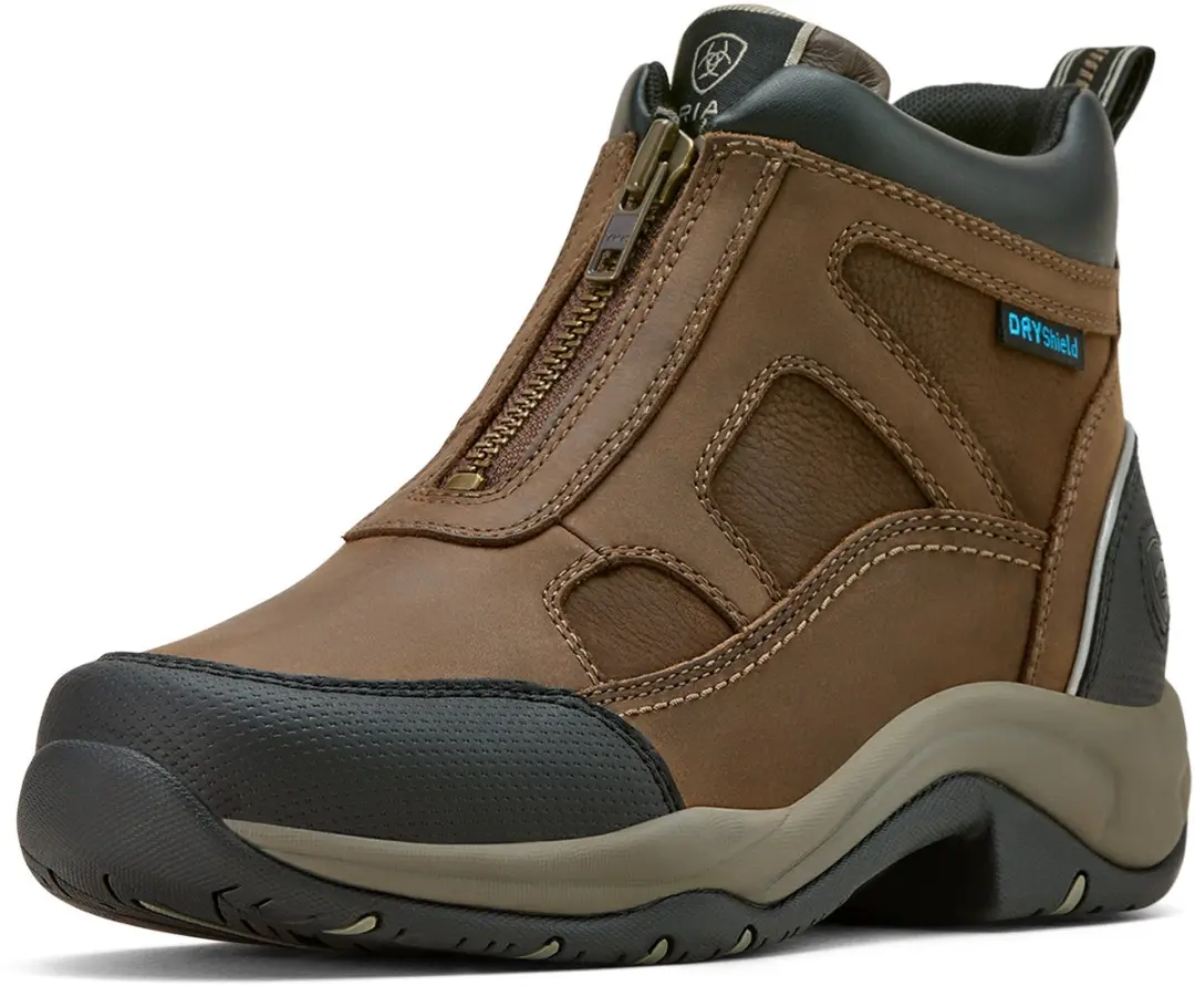 ARIAT TERRAIN ZIP WATERPROOF STALSCHOEN DAMES Bruin