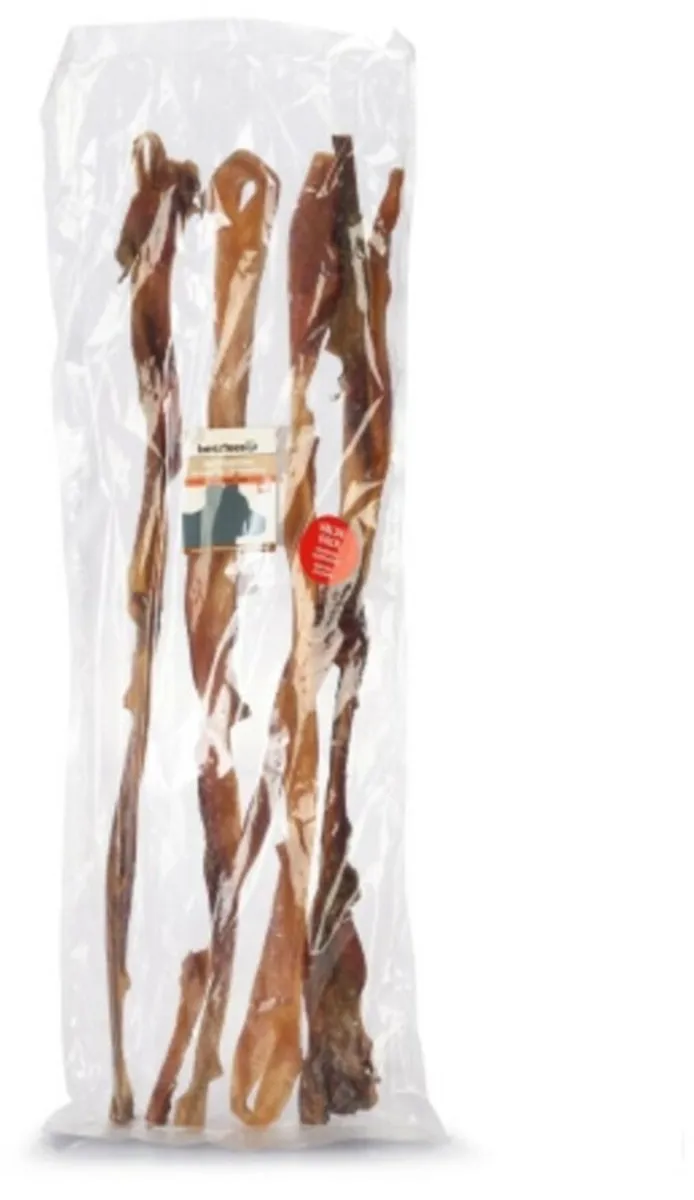 Beeztees Runderkophuid Hondensnack 80cm - 5 Stuks