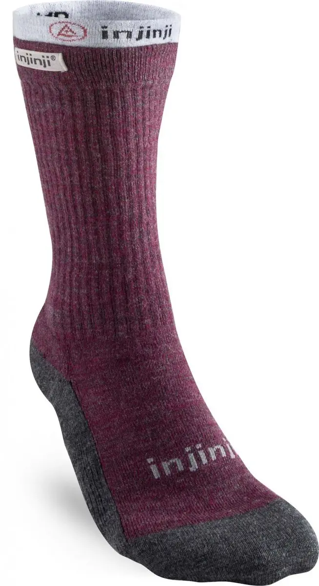 Womens Liner+Hiker Crew Wool Maroon