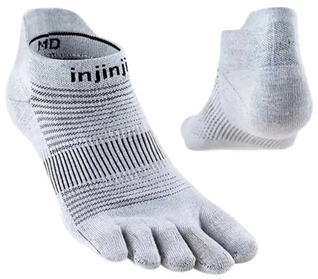 Injinji Original Weight No-Show Grijs 40-44 - afbeelding 2 van 5