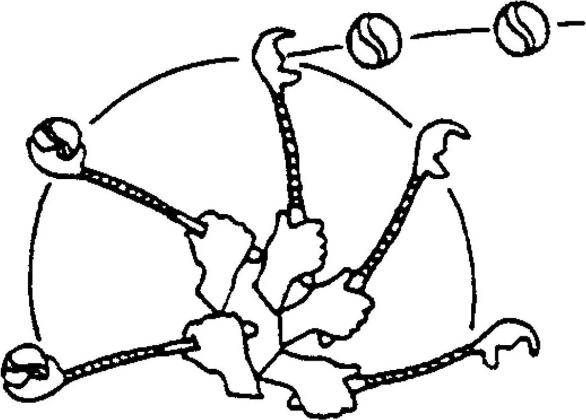 Flamingo Shooter Tennisbal Hondenspeelgoed - Groen/Blauw/Rood