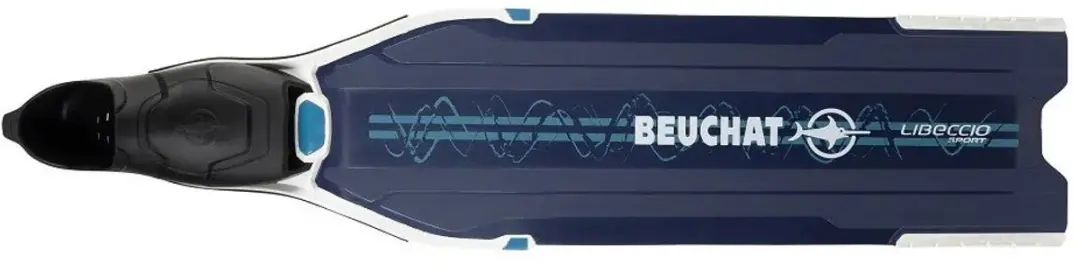 Beuchat Libeccio Sport Freedivingvinnen Wit,Blauw EU 43-44