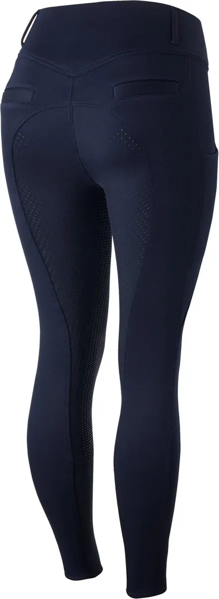 Horze Mira Thermo fullgrip rijbroek, dames, Dark Navy, 44