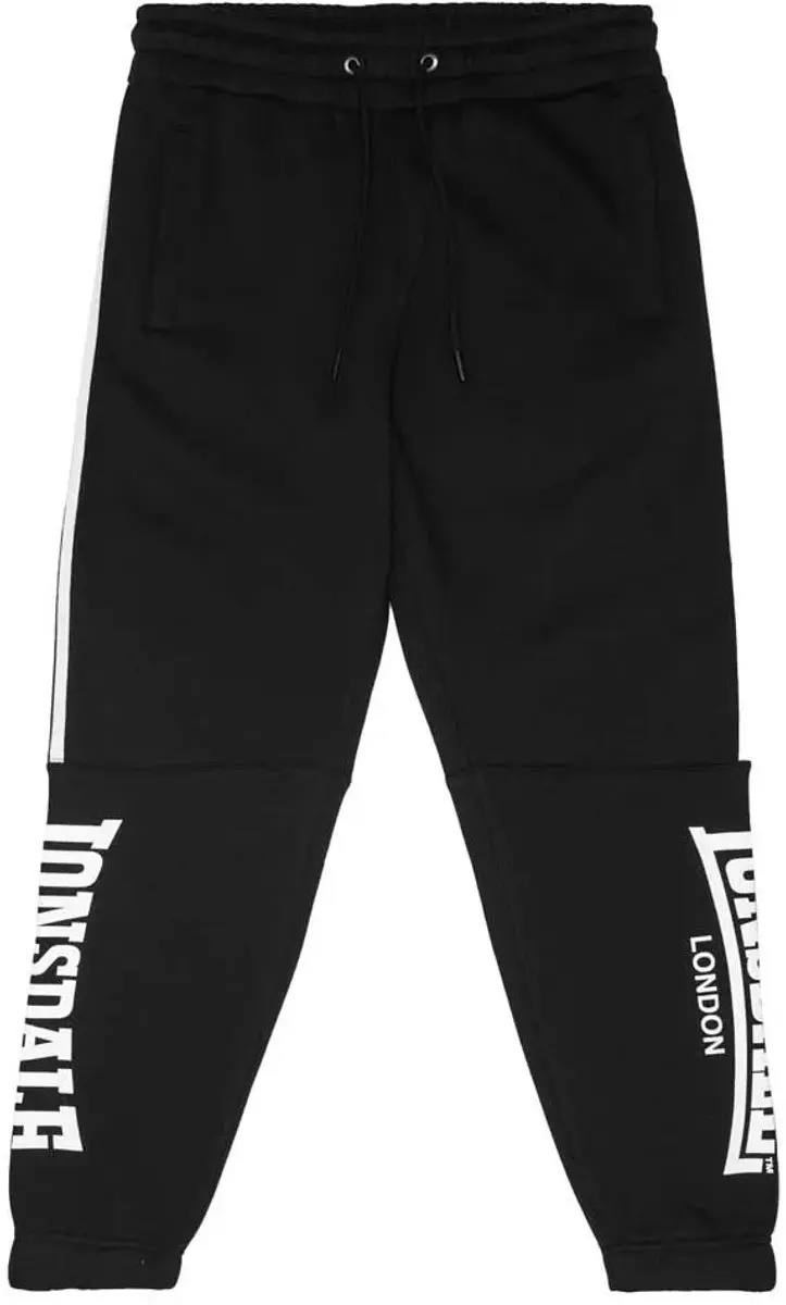 Lonsdale Thropton Joggingbroek - Black/White - afbeelding 4 van 6