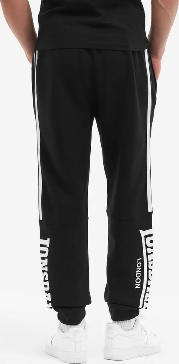 Lonsdale Thropton Joggingbroek - Black/White - afbeelding 5 van 6