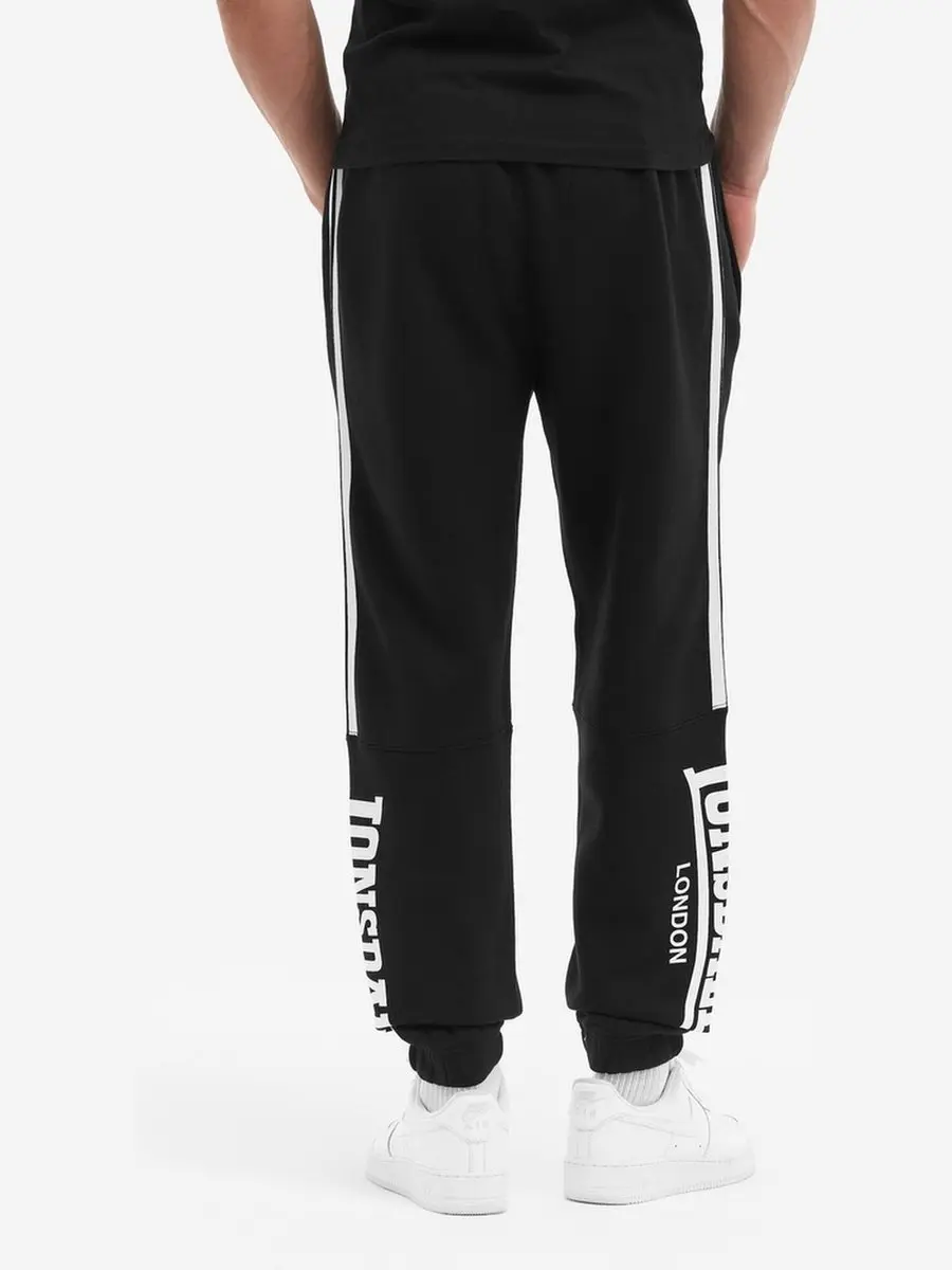 Lonsdale Thropton Joggingbroek - Black/White - afbeelding 6 van 6