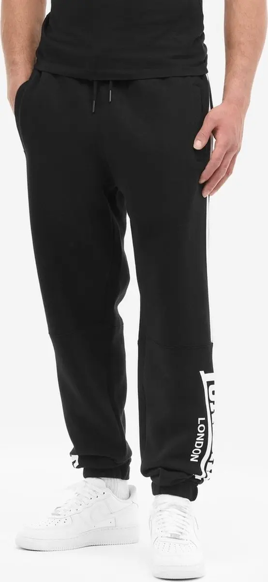 Lonsdale Thropton Joggingbroek - Black/White - afbeelding 2 van 6