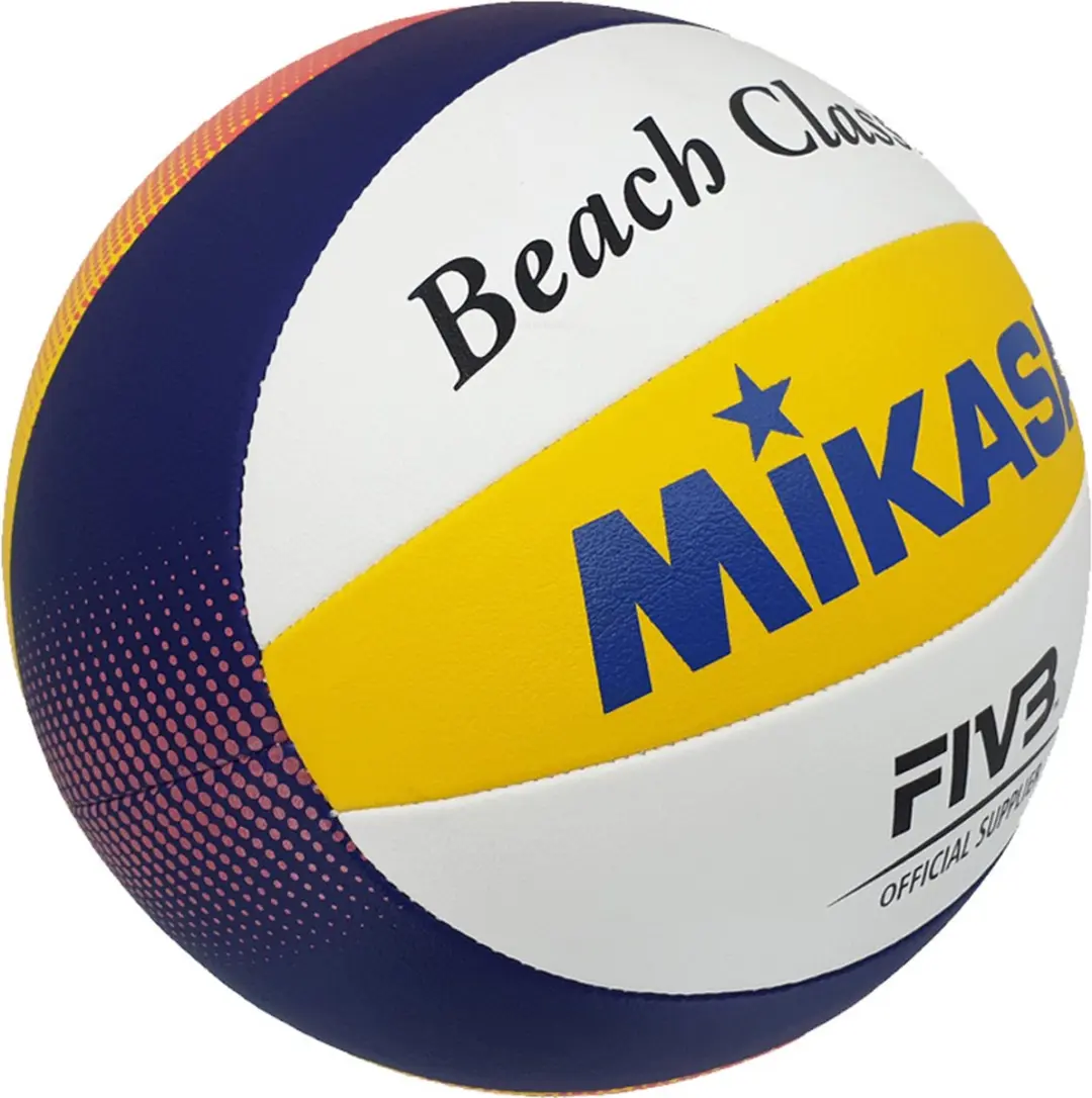 Mikasa BV551C Beach Classic Volleybal - Blauw/Wit/Geel - afbeelding 3 van 4