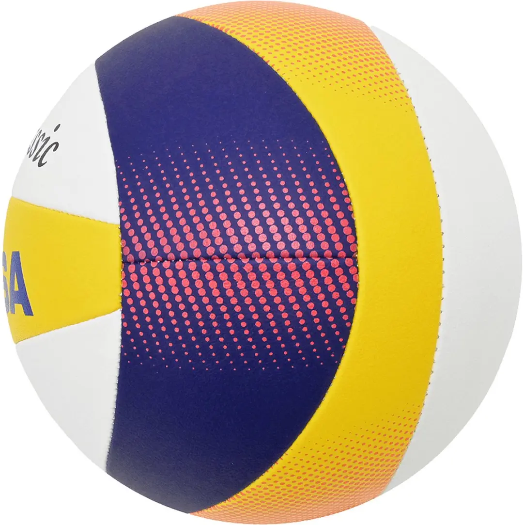 Mikasa BV551C Beach Classic Volleybal - Blauw/Wit/Geel - afbeelding 2 van 4