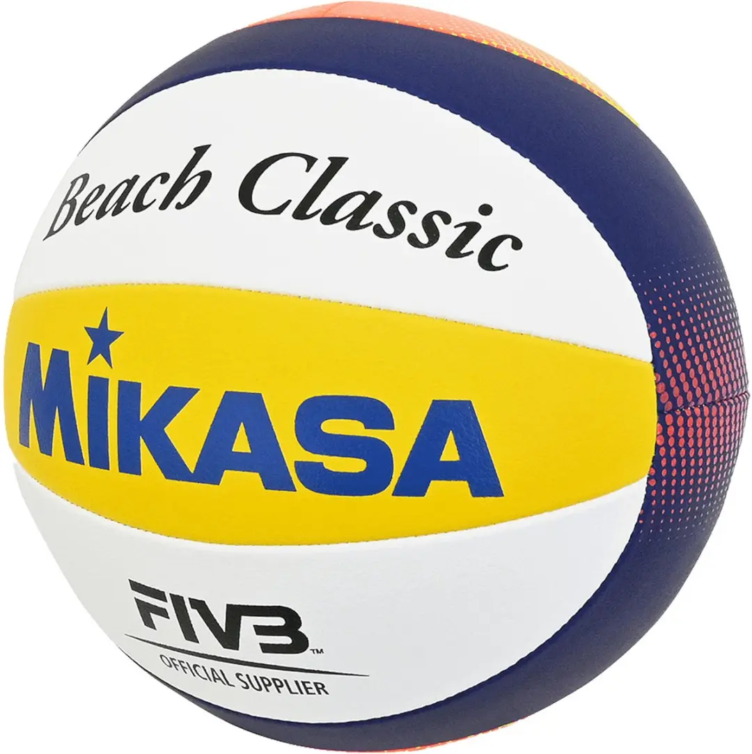Mikasa BV551C Beach Classic Volleybal - Blauw/Wit/Geel - afbeelding 4 van 4