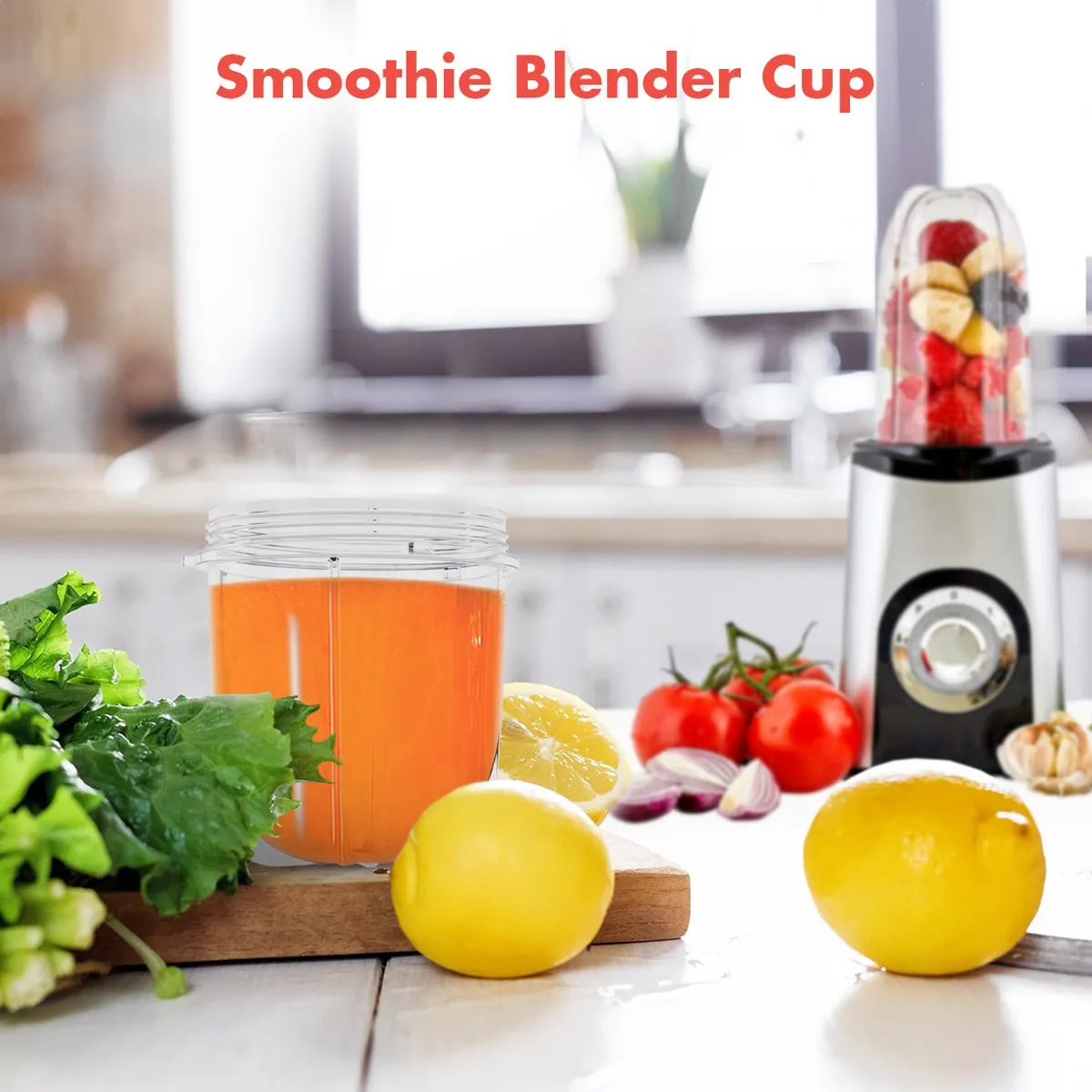 KitchenBrothers Smoothieblender KB748 - 300ml - BPA-vrij