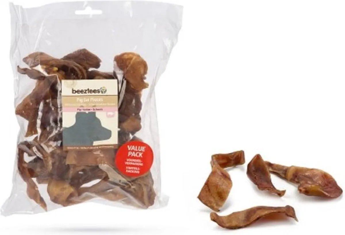 Beeztees DeliSnacks Varkensoorstukjes 500g