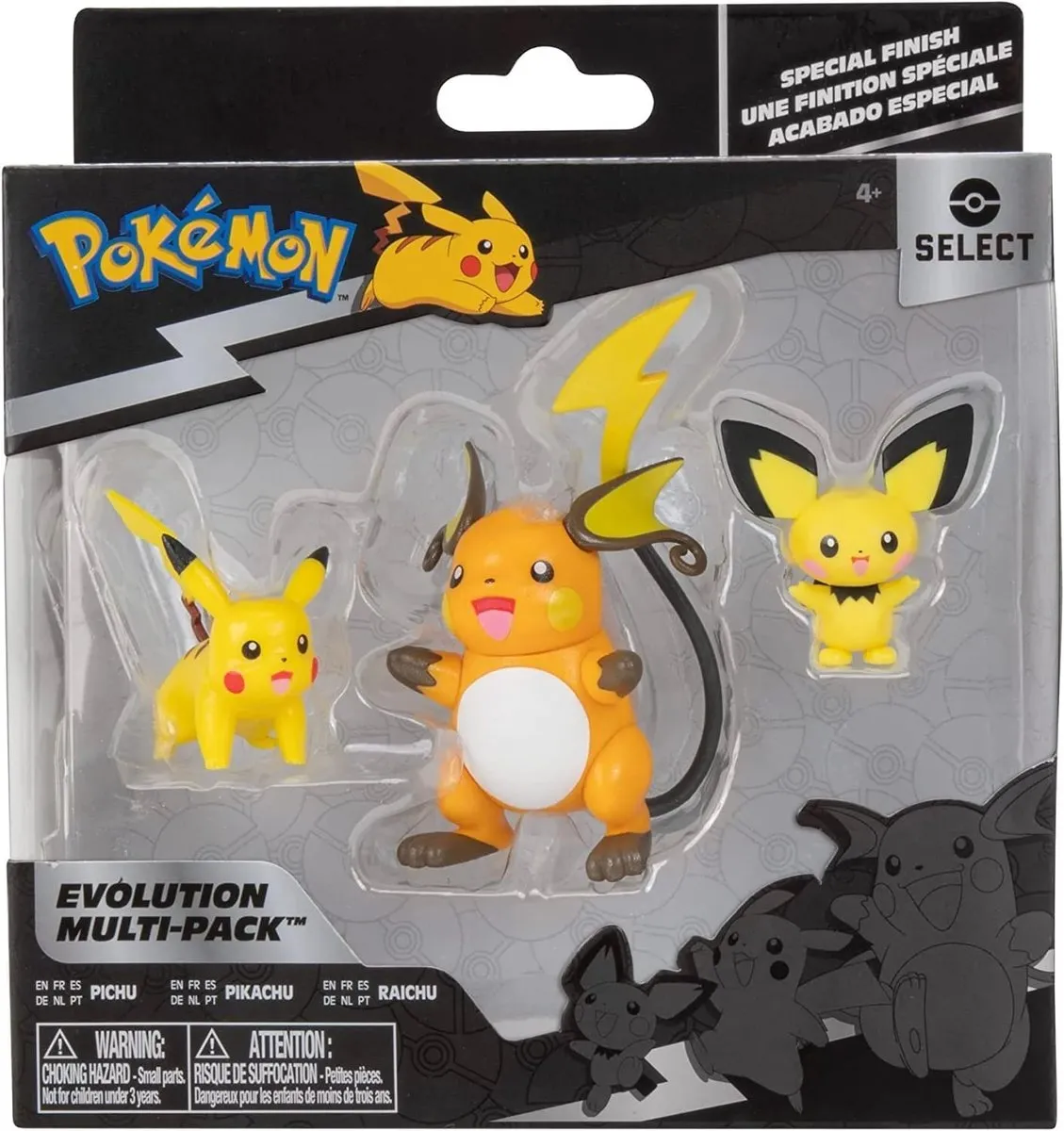 Pokémon Evolution Multi Set Pichu Pikachu Raichu