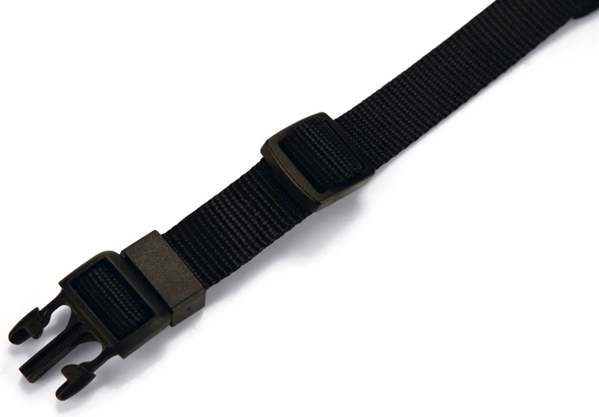 Beeztees Parinca Hondenhalsband Nylon 35-40cm x 20mm - Zwart