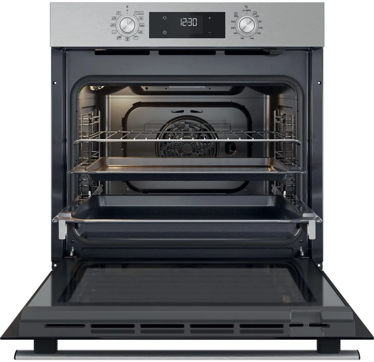 Whirlpool OMR58HU1X Inbouwoven 71L - Roestvrijstaal - Hydro Zelfreinigend