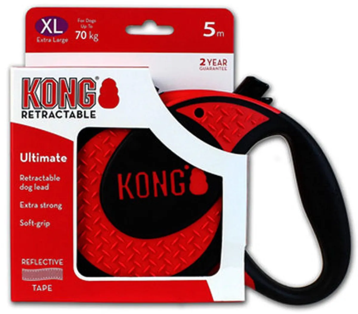 KONG Retractable Leash Ultimate - Grijs