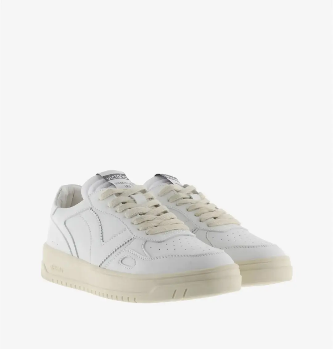Victoria Leren sportschoenen Seul Wit - afbeelding 6 van 6