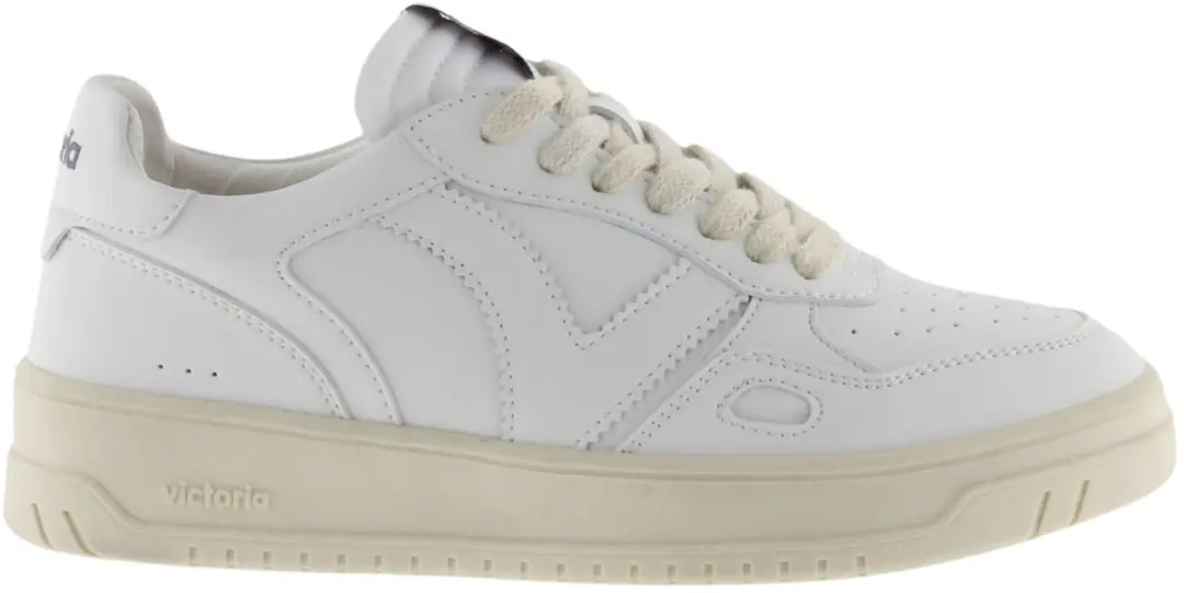 Victoria Leren sportschoenen Seul Wit