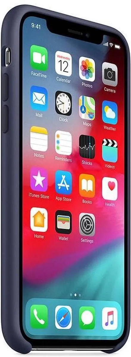 Apple Siliconen Back Cover iPhone XS - MRW92ZM/A - Donkerblauw