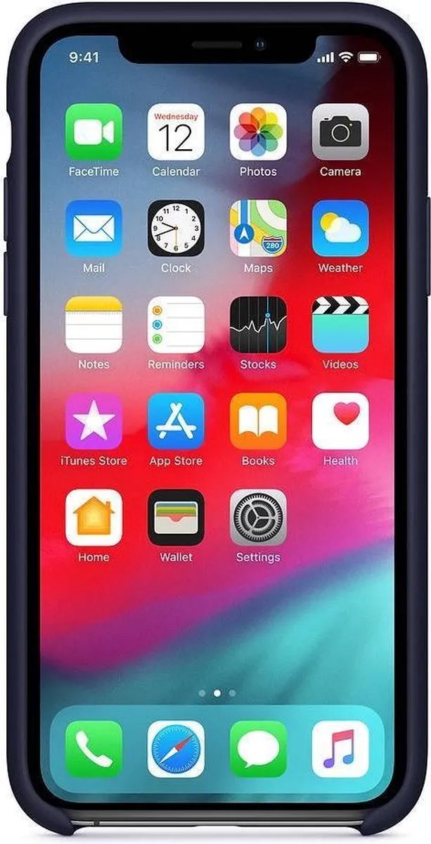 Apple Siliconen Back Cover iPhone XS - MRW92ZM/A - Donkerblauw