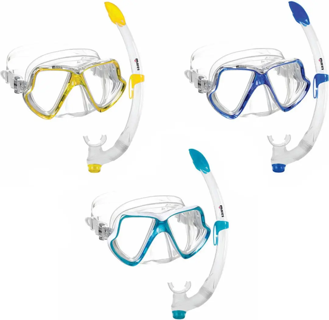Mares Wahoo snorkelset - Blauw - afbeelding 5 van 6