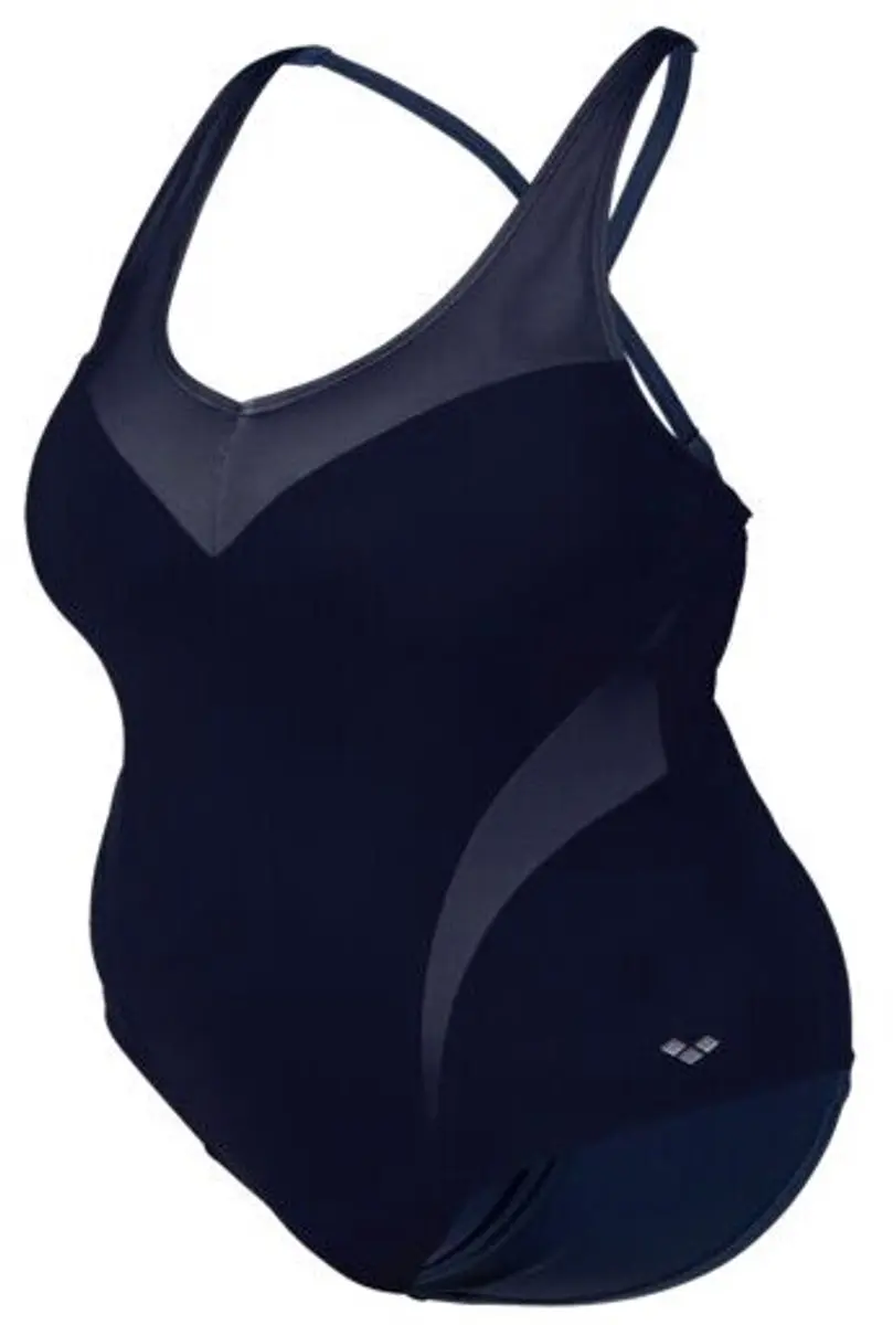 Arena Isabel Light Cross Back Plus badpak - 3XL - marineblauw/helderblauw - afbeelding 2 van 2