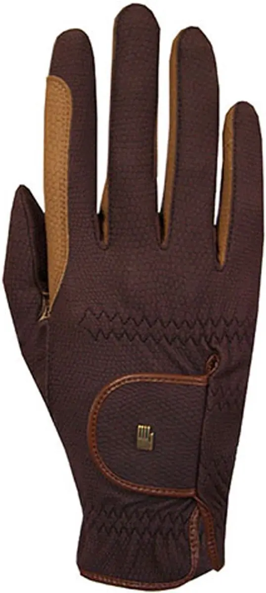 Roeckl Handschoenen Malta Bicolor Grip Bruin