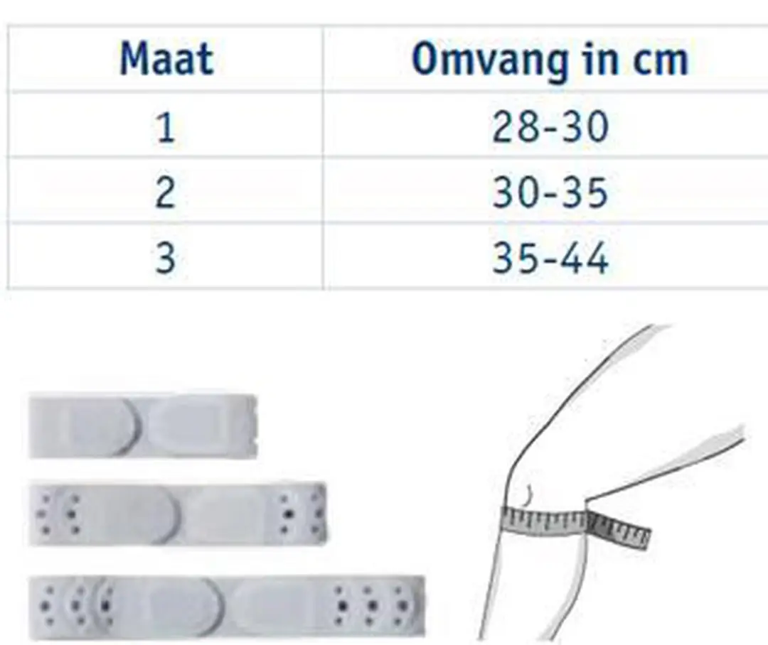 Bauerfeind GenuPoint Patellabrace Maat 3 Grijs - afbeelding 5 van 6