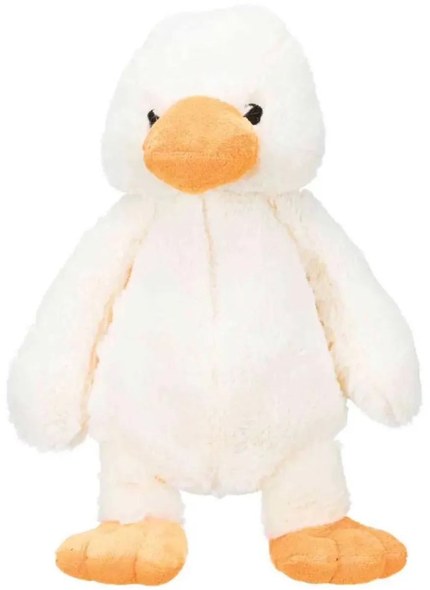 Trixie Pluche Eend - 38cm - Wit - afbeelding 2 van 2