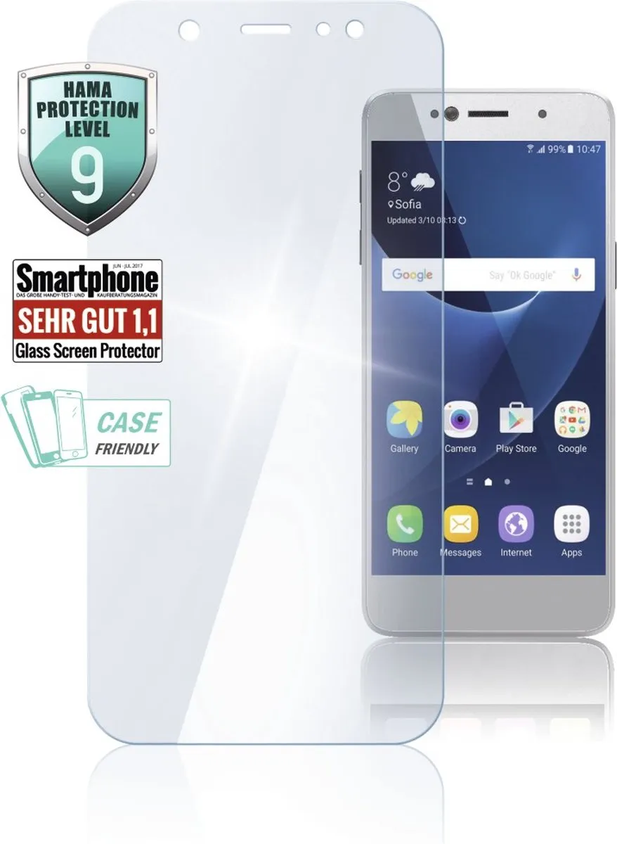 Hama Premium Crystal Glass Displaybescherming Samsung Galaxy A6 (2018)